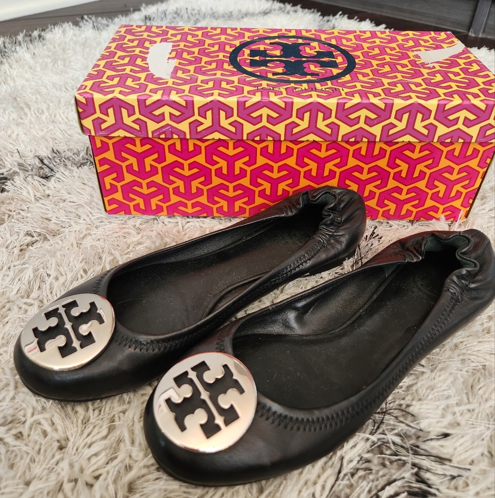 Tory Burch Classic Reva Ballet black size 6.5